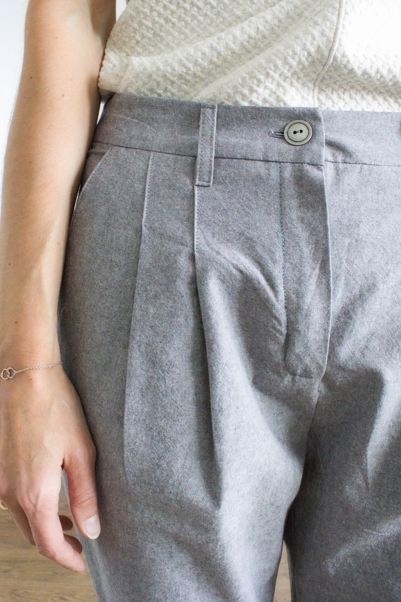 Pleated pants Alessia