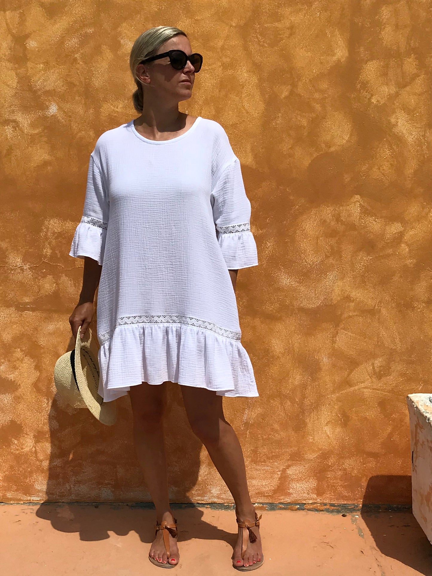 Bluse Meret - Schnittmuster mit Patternhack zum Sommerkleid