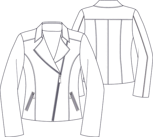 Premium Bikerjacke Britt