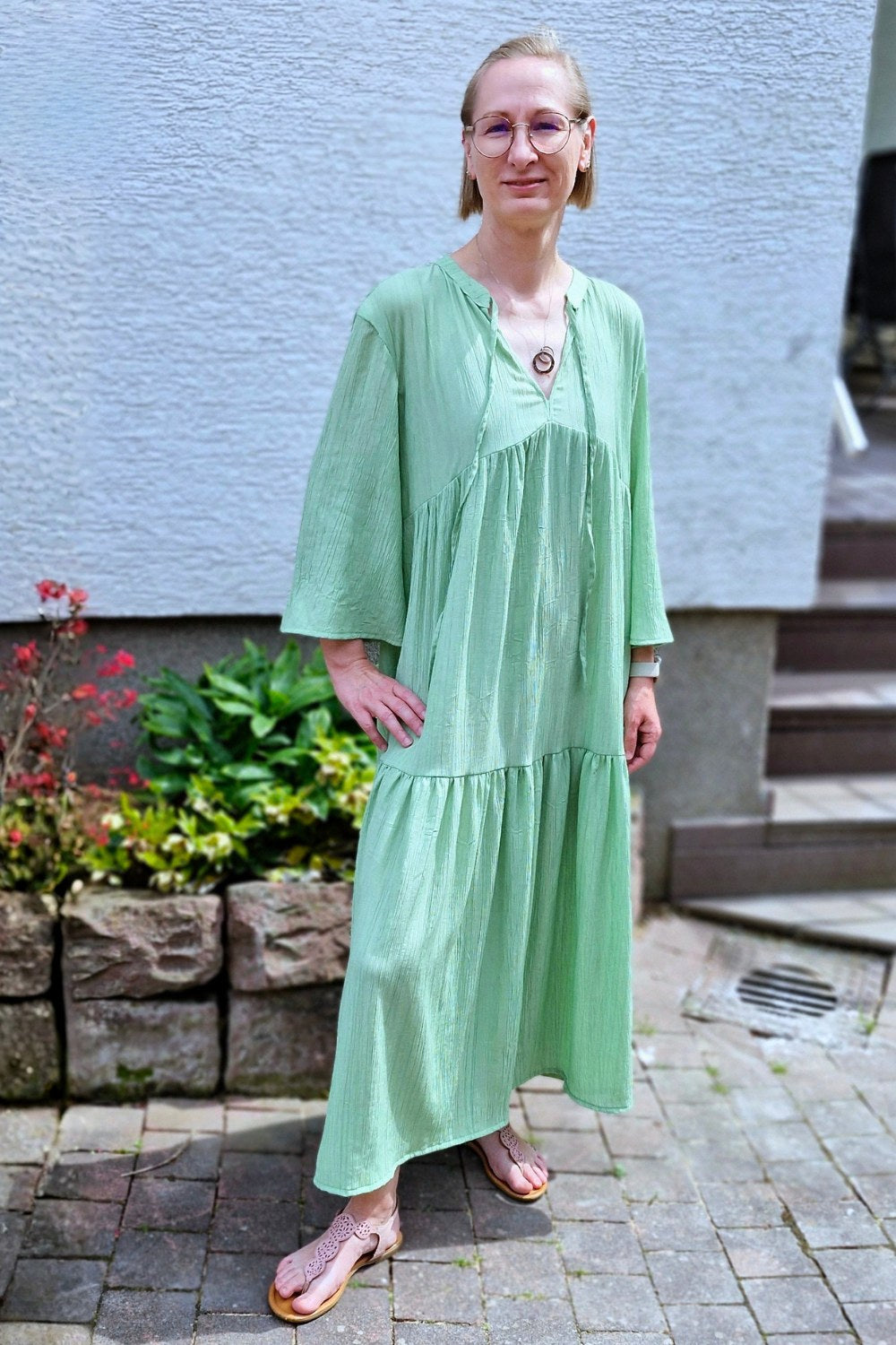 Boho Bluse Milla - Schnittmuster mit Patternhack zum Sommerkleid