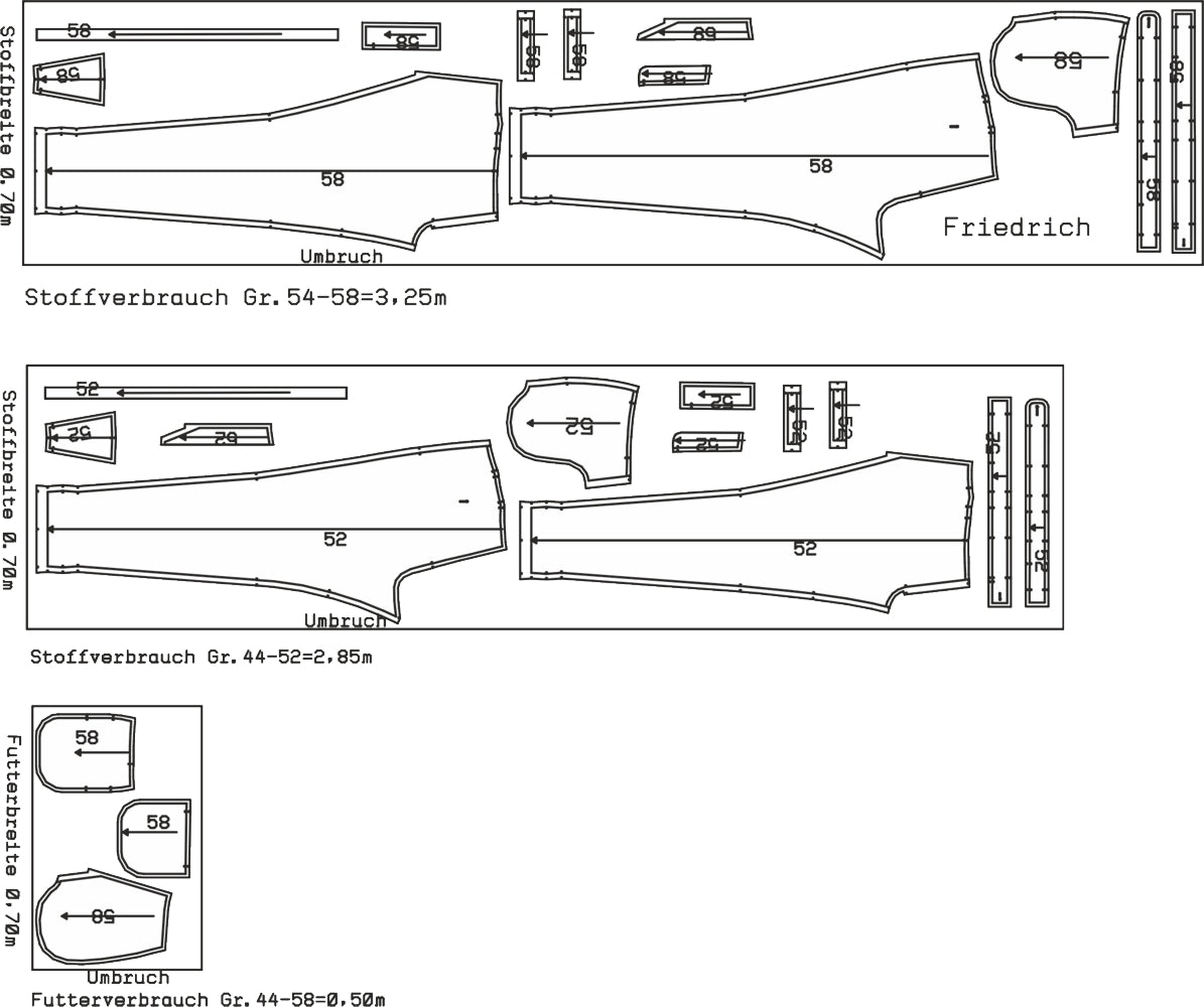 Bundfaltenhose Friedrich