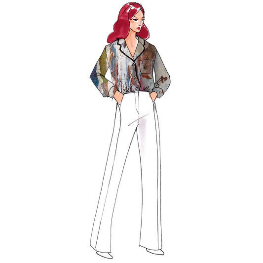 Pyjama-Bluse Patrizia