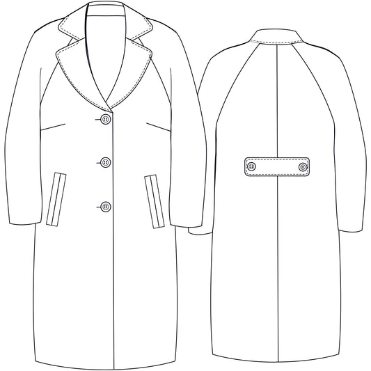 Premium Raglanmantel Roberta