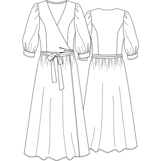 Premium Wickelkleid Tessa