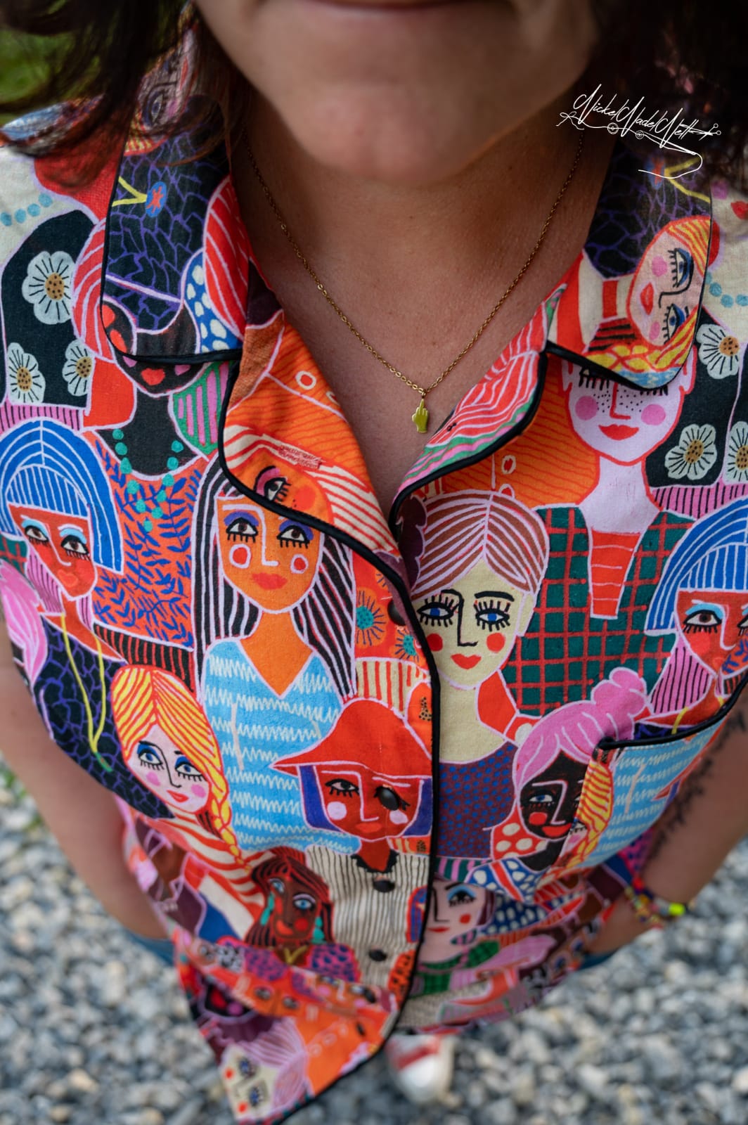 Pyjama-Bluse Patrizia