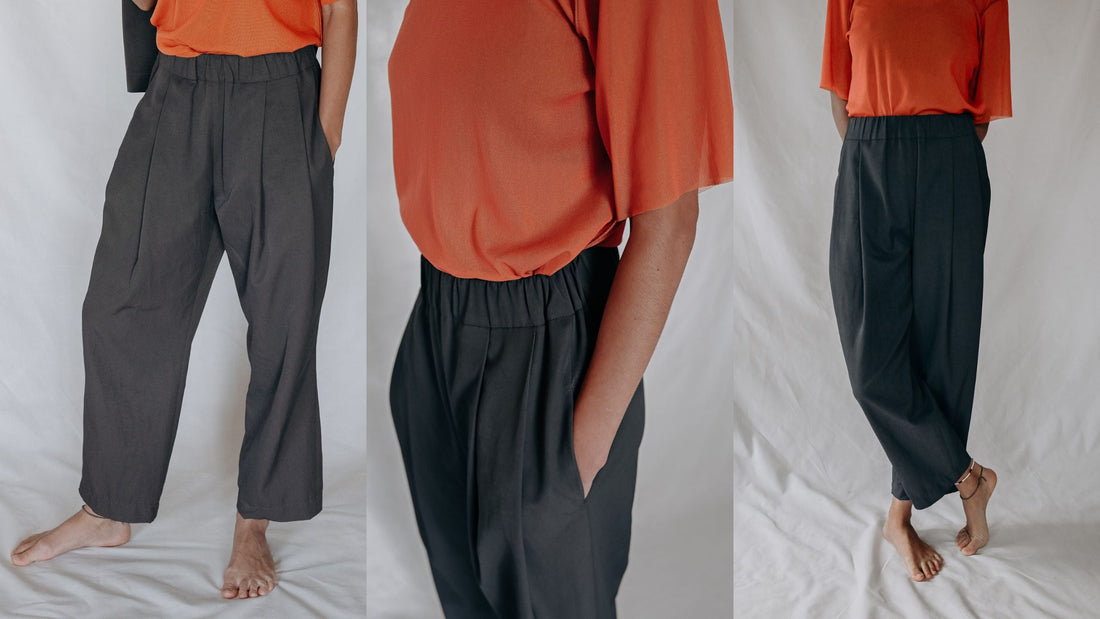 Nähanleitung Bundfaltenhose Asta