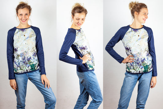 Nähanleitung Shirt Barbara