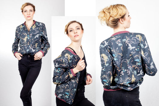 Nähanleitung Blouson Birgit