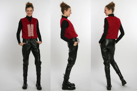 Nähanleitung Fellweste Natascha