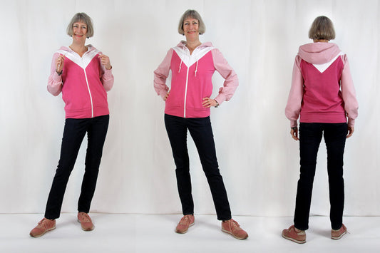 Nähanleitung Sweaterjacke Whitney