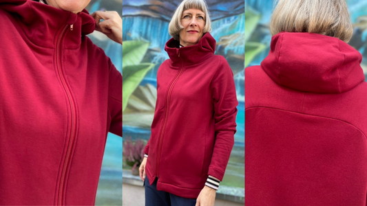 Nähanleitung Hoodiejacke Berlin