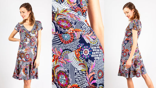 Nähanleitung Wickelkleid Eileen