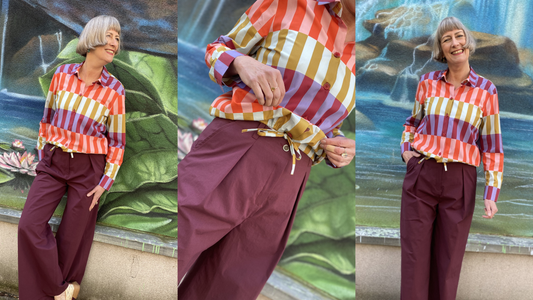Nähanleitung Crop-Bluse Hanifa