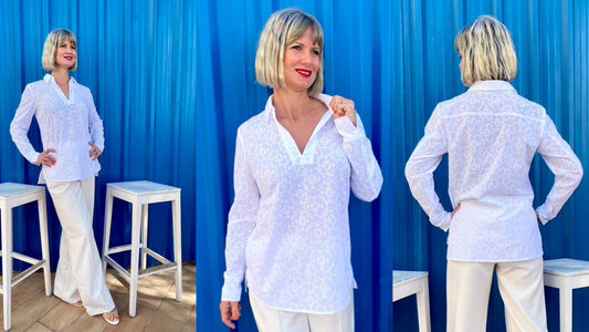 Nähanleitung Tunikabluse Jenny