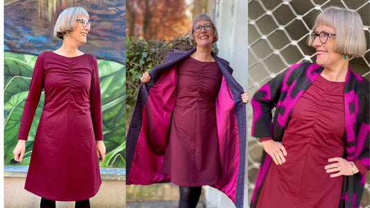 Anleitung: Das Shirt Denver zu einem eleganten Kleid verlängern