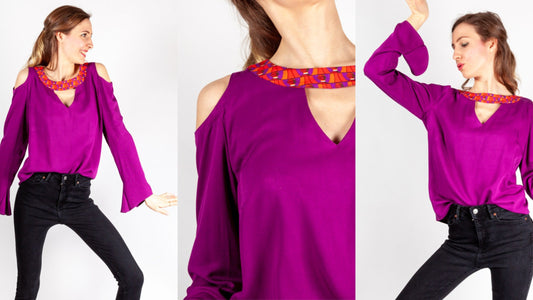 Nähanleitung Cut-Out Bluse Noemi