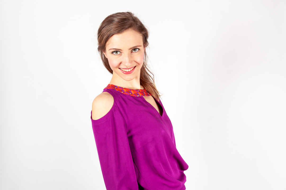 Nähanleitung Cut-Out Bluse Noemi