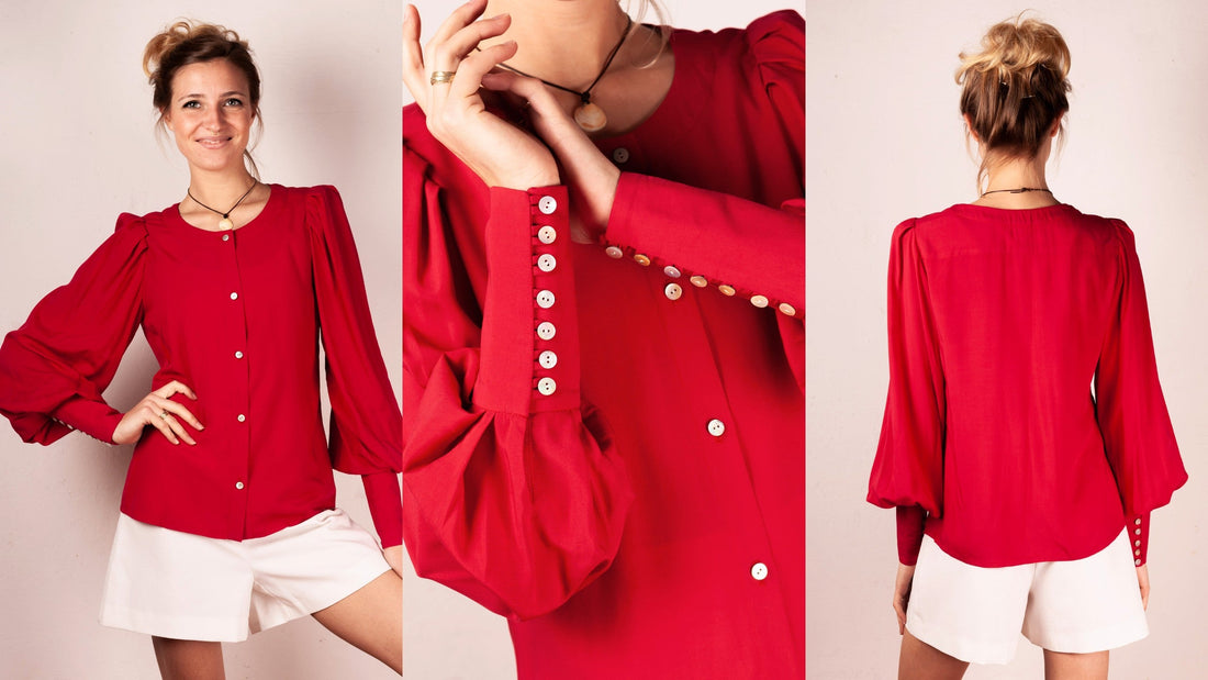 Nähanleitung Bluse Sil