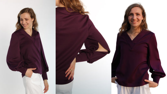 Nähanleitung Pullover Umeko
