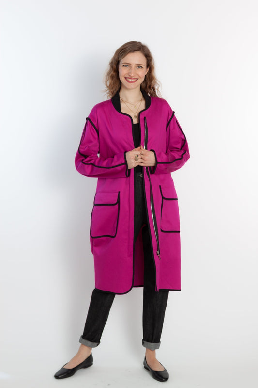 Nähanleitung Übergangsmantel Undine