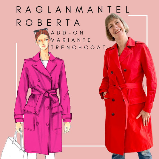 Raglan coat Roberta
