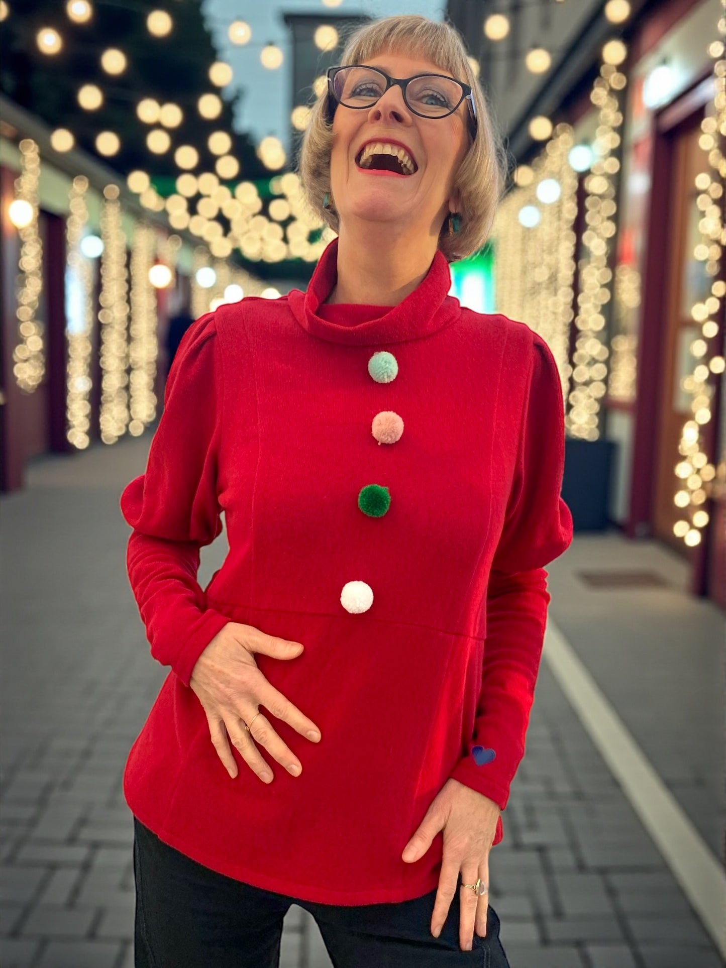 Premium Kleid Barcelona - mit Patternhack zum Pulli