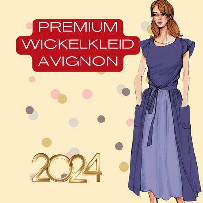 Premium Wickelkleid Avignon