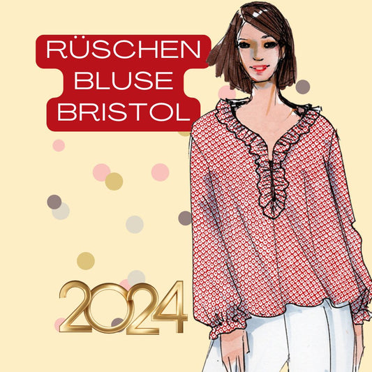 Rüschenbluse Bristol