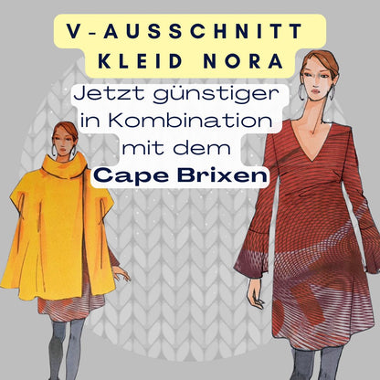 V-Ausschnitt Kleid Nora