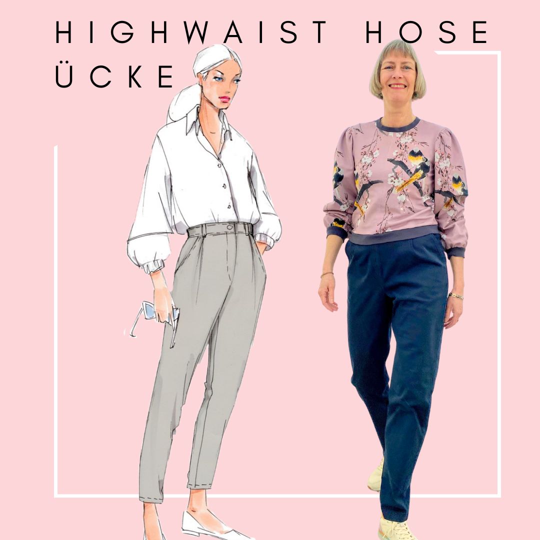 Highwaist Hose Ücke