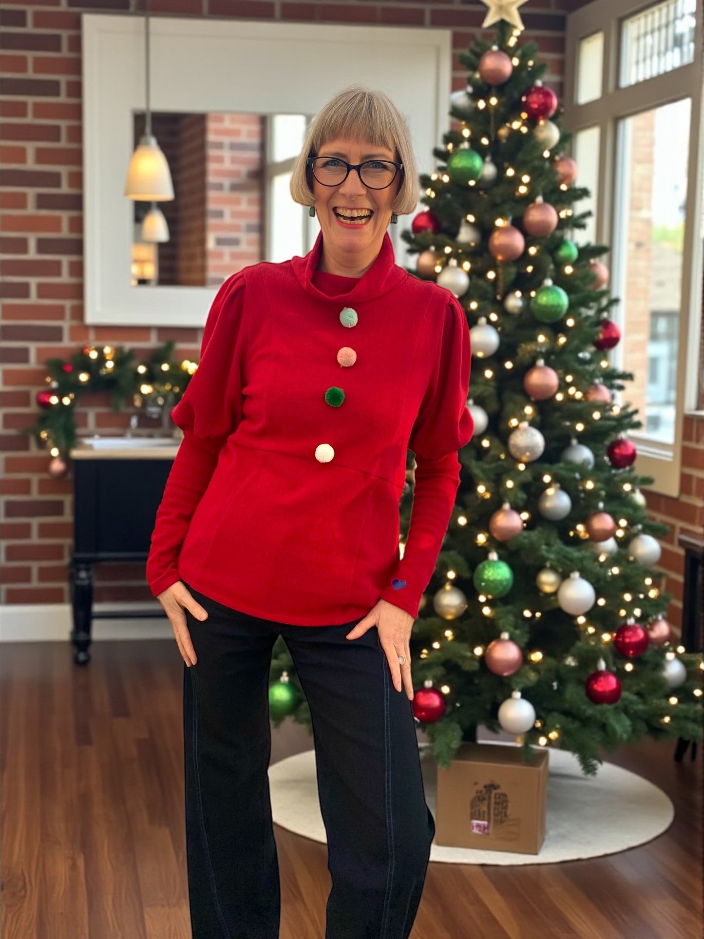 Premium Kleid Barcelona - mit Patternhack zum Pulli