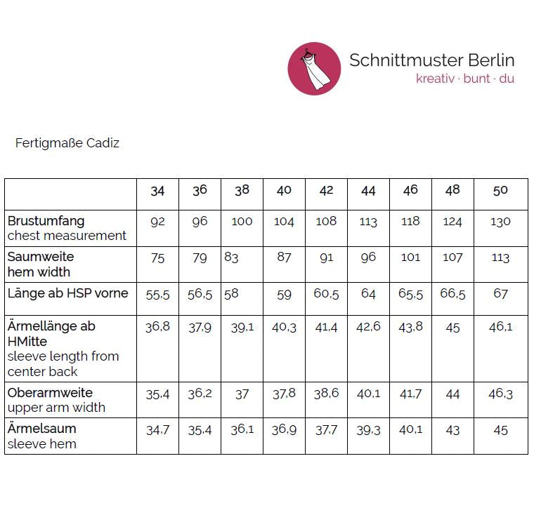 Blusenshirt Cadiz