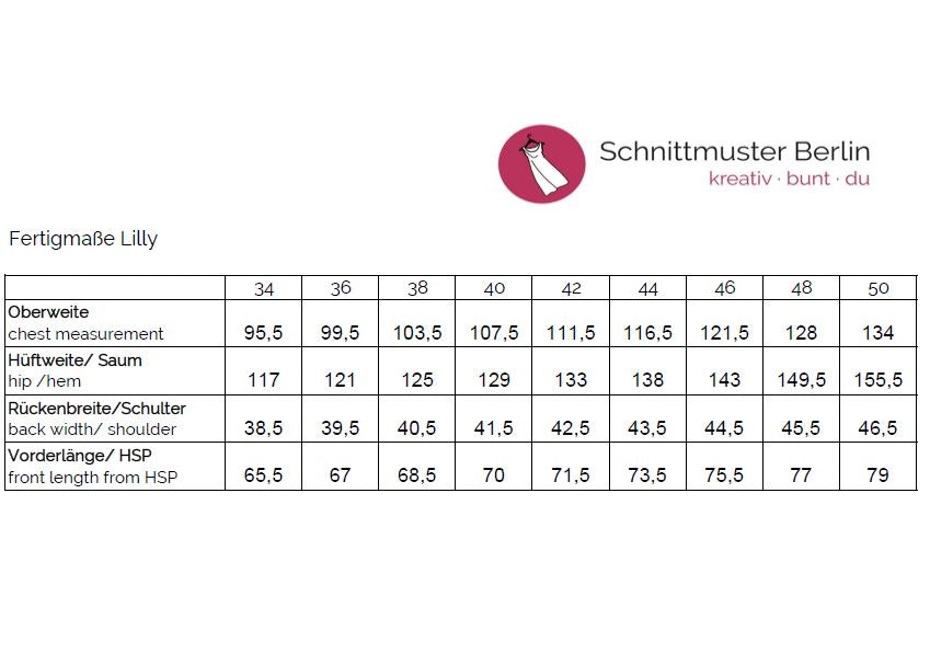 Bluse Lilly - Schnittmuster mit Patternhack zum Sommerkleid