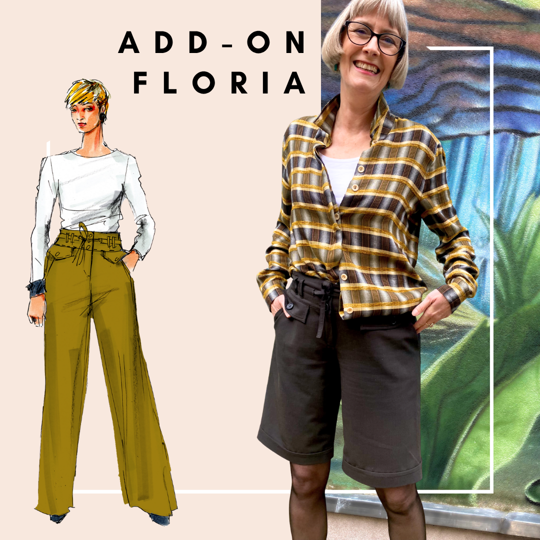 Floria add-on trousers for Bermuda shorts