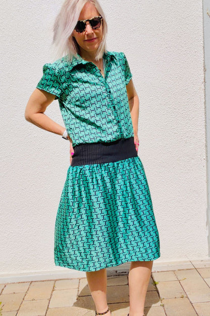 Bluse Como - Schnittmuster mit Add-ON zum Sommerkleid