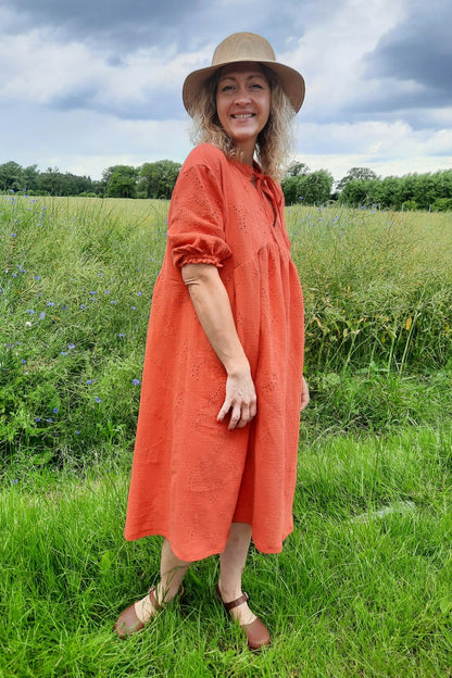Boho Bluse Milla - Schnittmuster mit Patternhack zum Sommerkleid