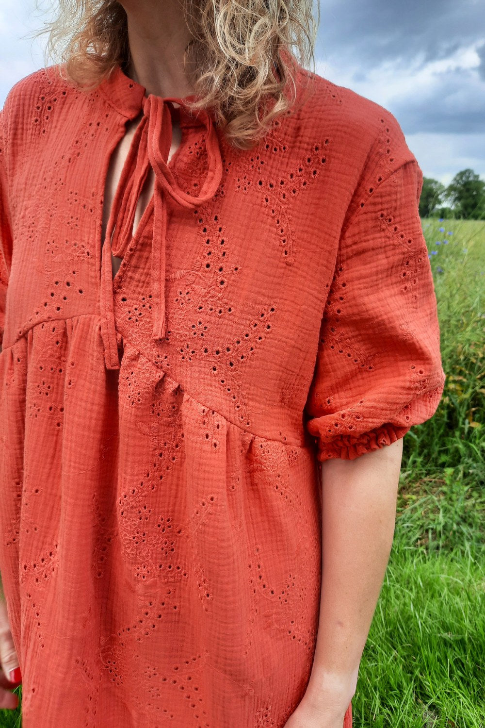 Boho Bluse Milla - Schnittmuster mit Patternhack zum Sommerkleid