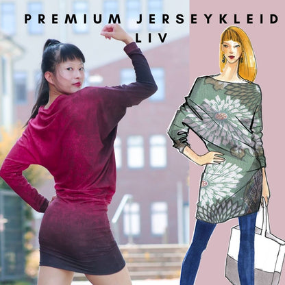 Premium Jerseykleid Liv