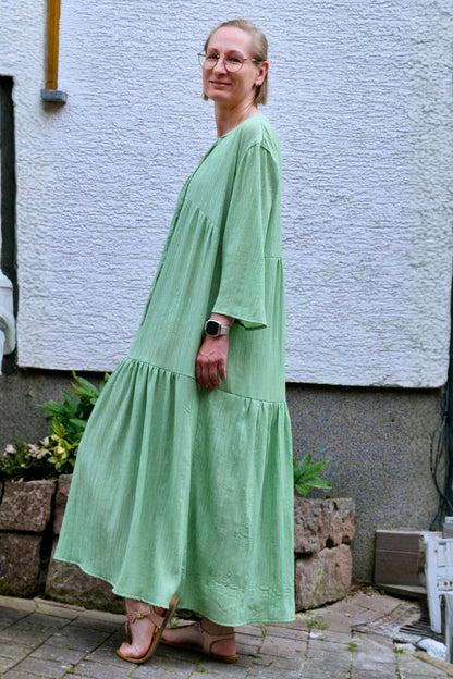 Boho Bluse Milla - Schnittmuster mit Patternhack zum Sommerkleid