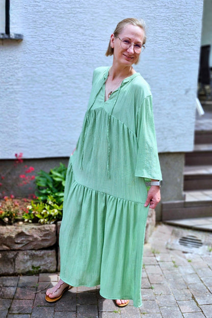 Boho Bluse Milla - Schnittmuster mit Patternhack zum Sommerkleid