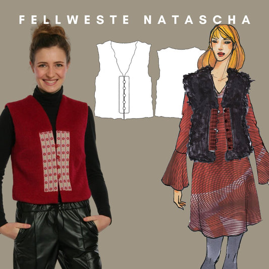 Fur vest Natascha