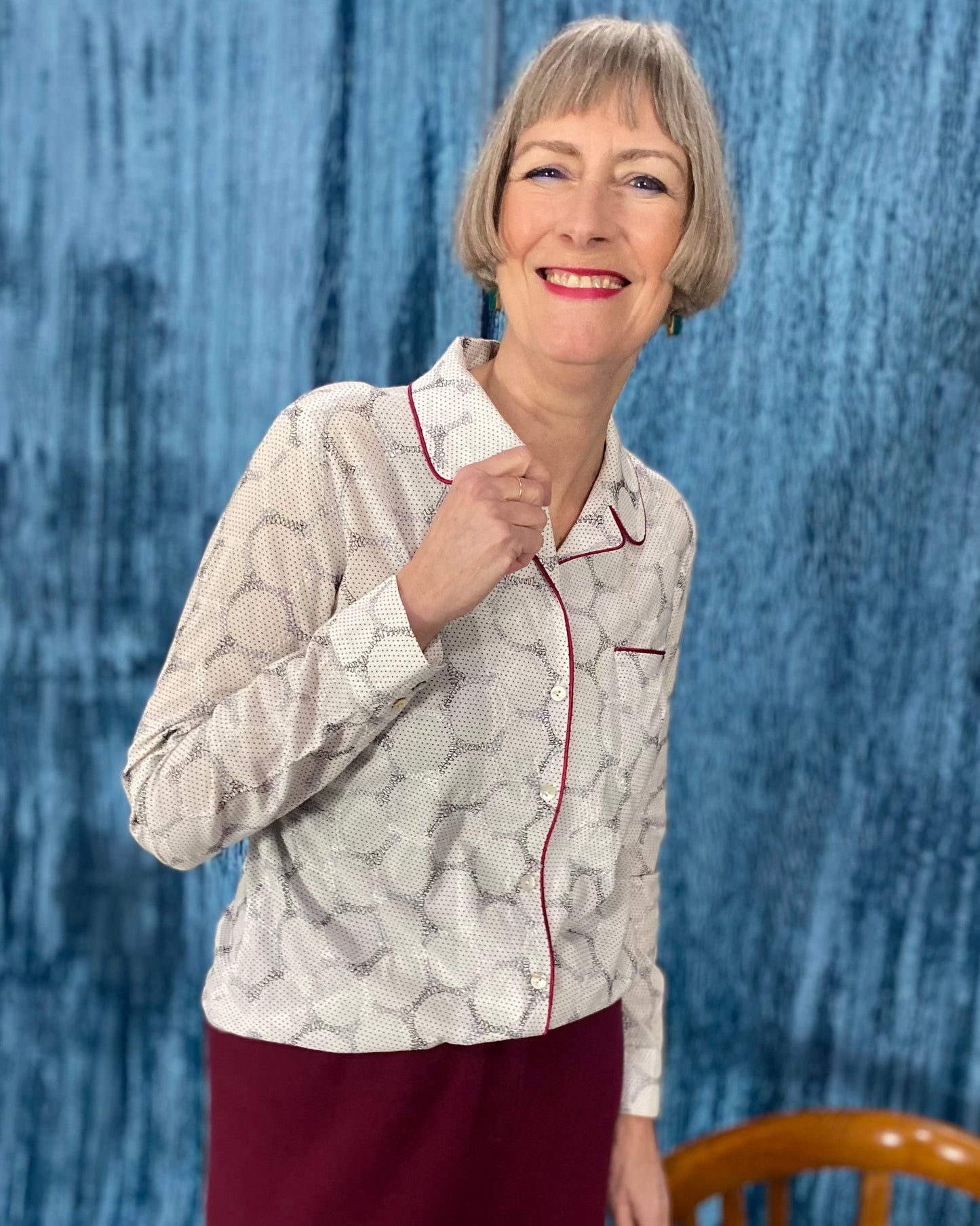 Pyjama-Bluse Patrizia