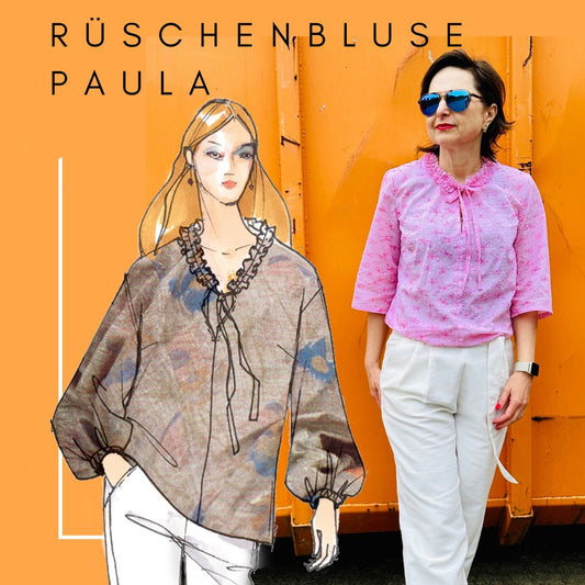 Ruffle blouse Paula