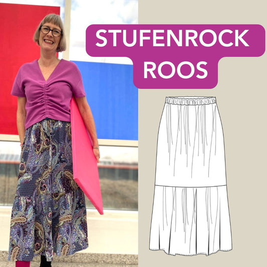 Tiered skirt Roos