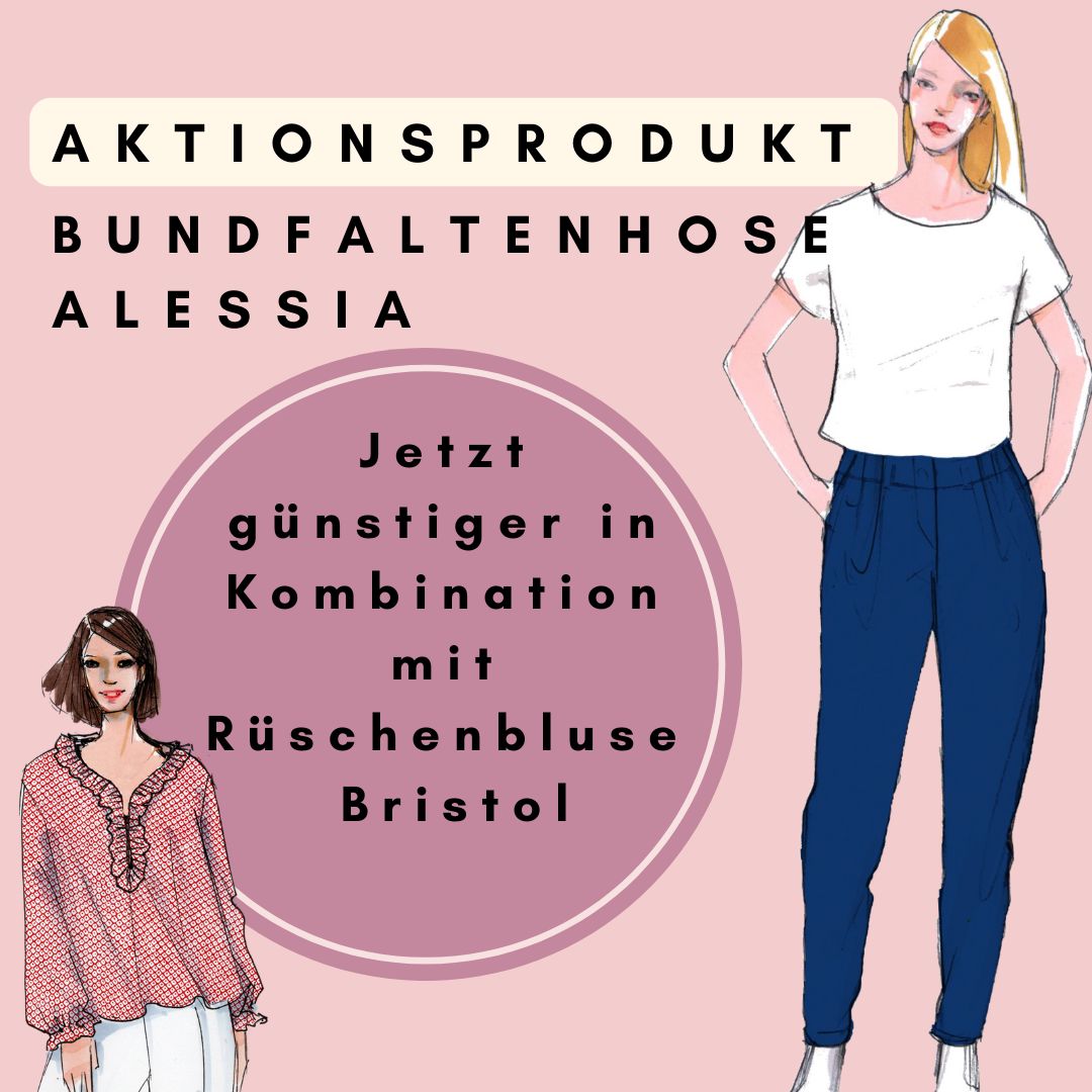 Bundfalten Hose Alessia