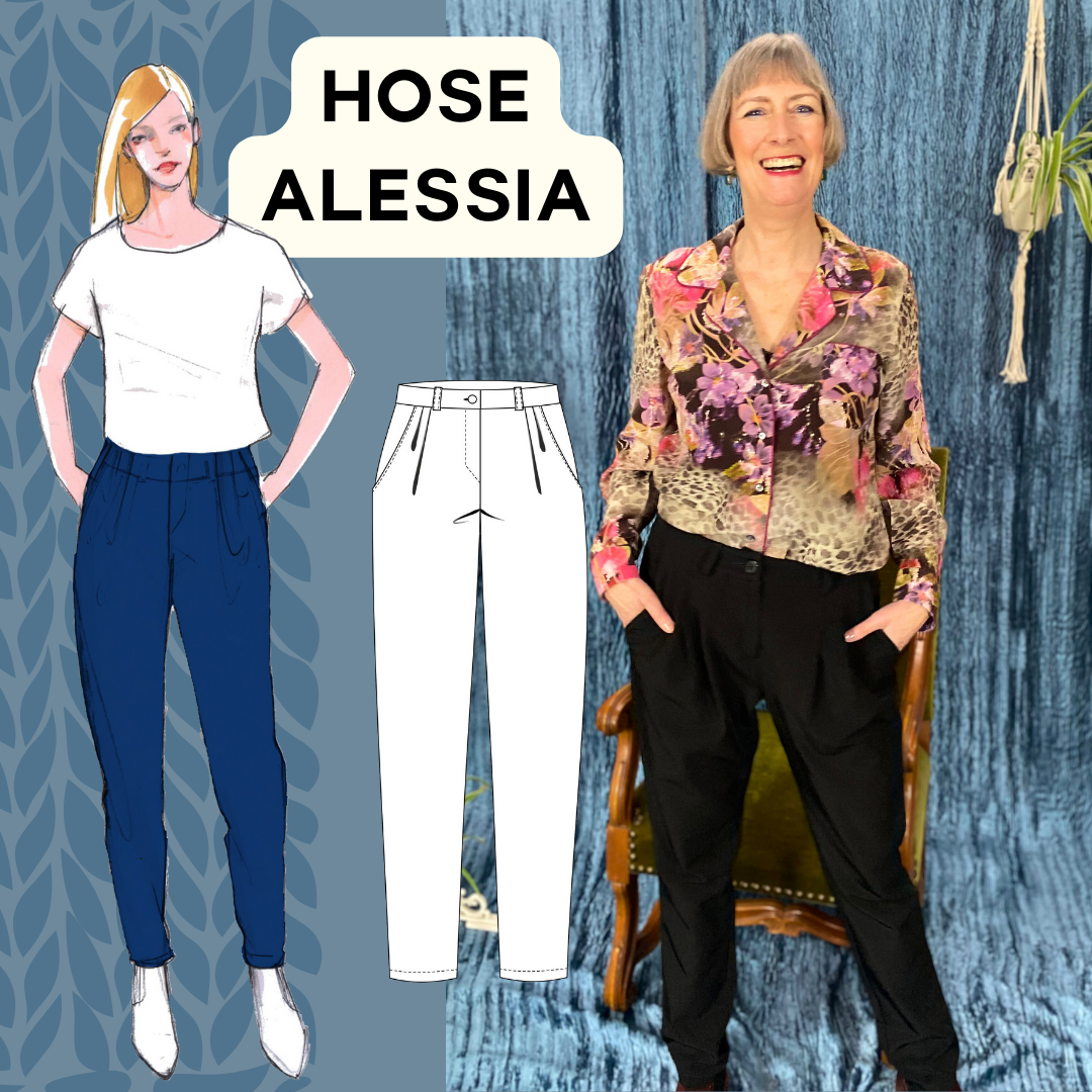 Pleated pants Alessia
