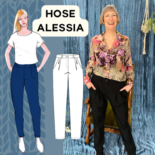 Bundfalten Hose Alessia