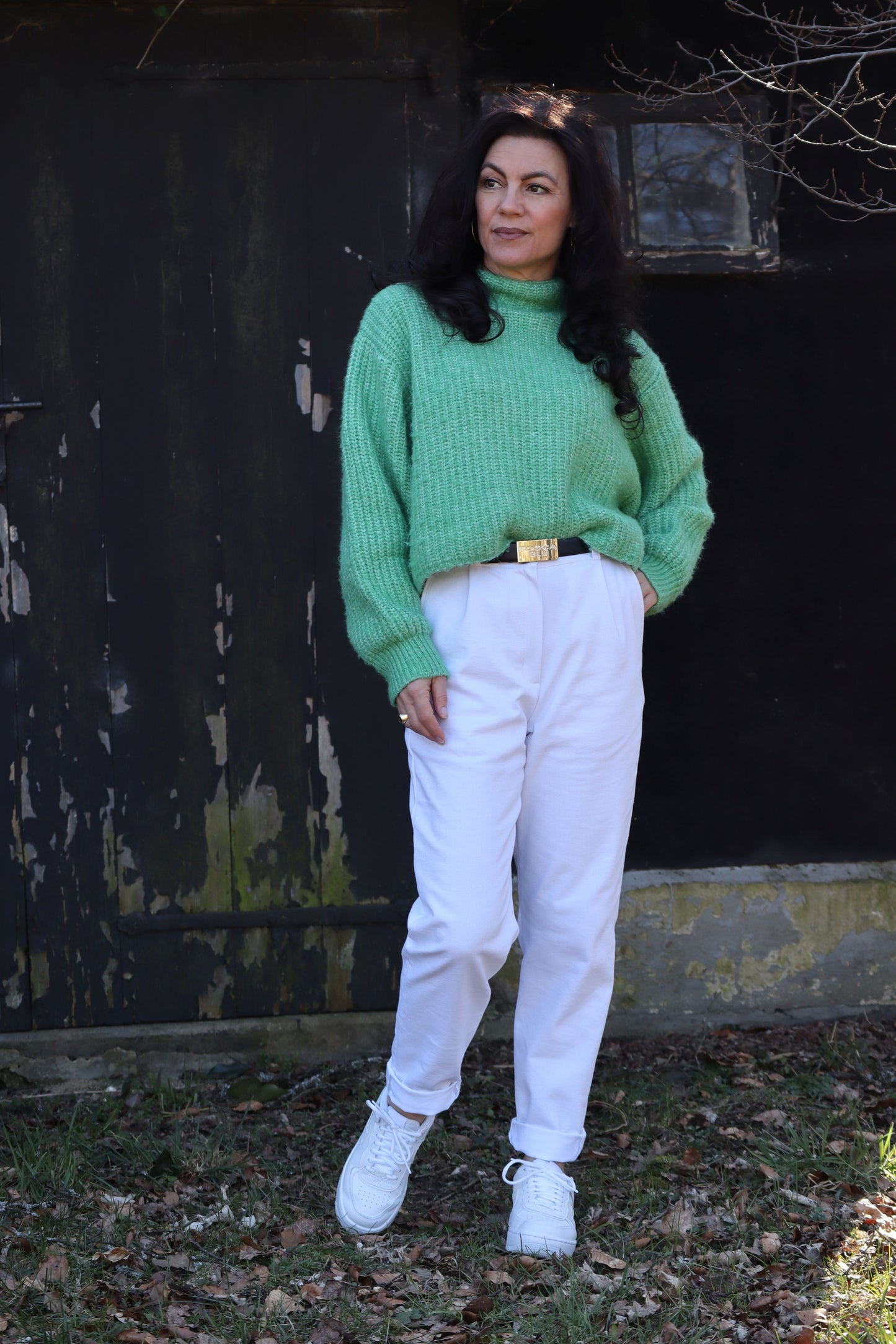 Highwaist Hose Ücke