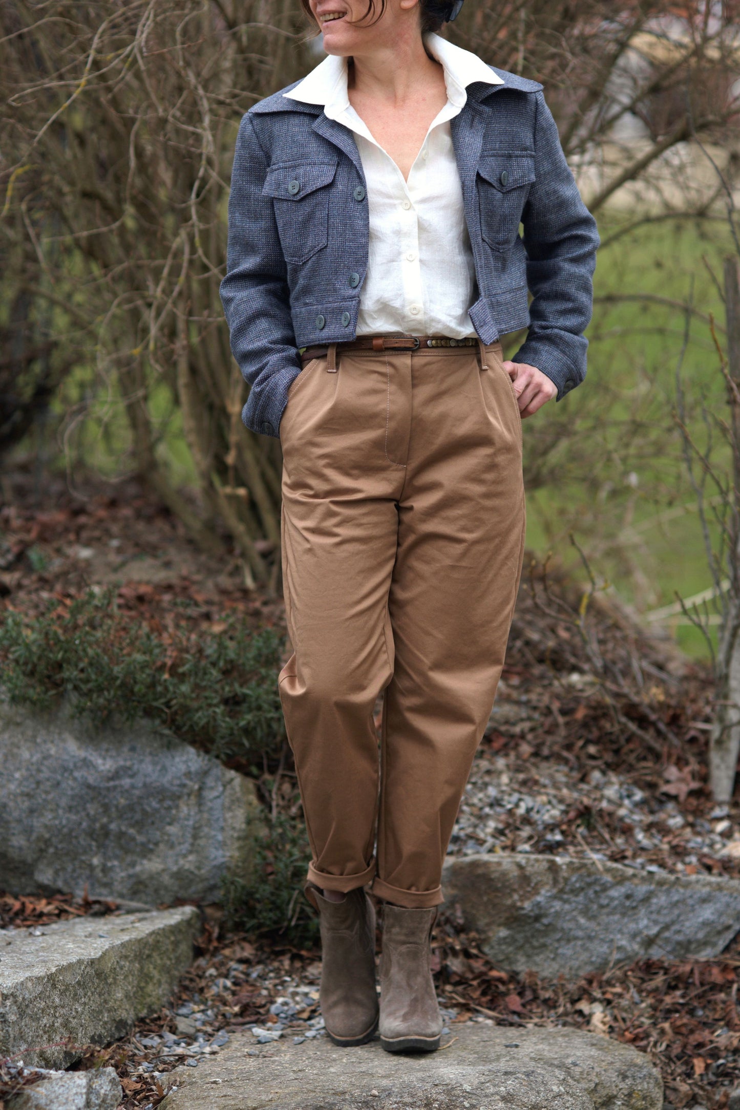 Highwaist Hose Ücke