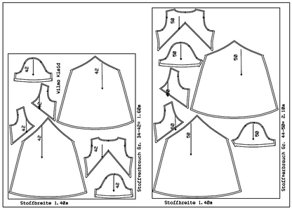 Shirt Wilma - Schnittmuster mit Patternhack zum Sommerkleid